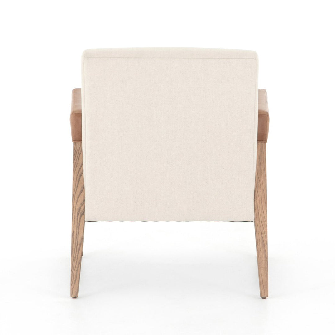Leather Wrapped Armchair