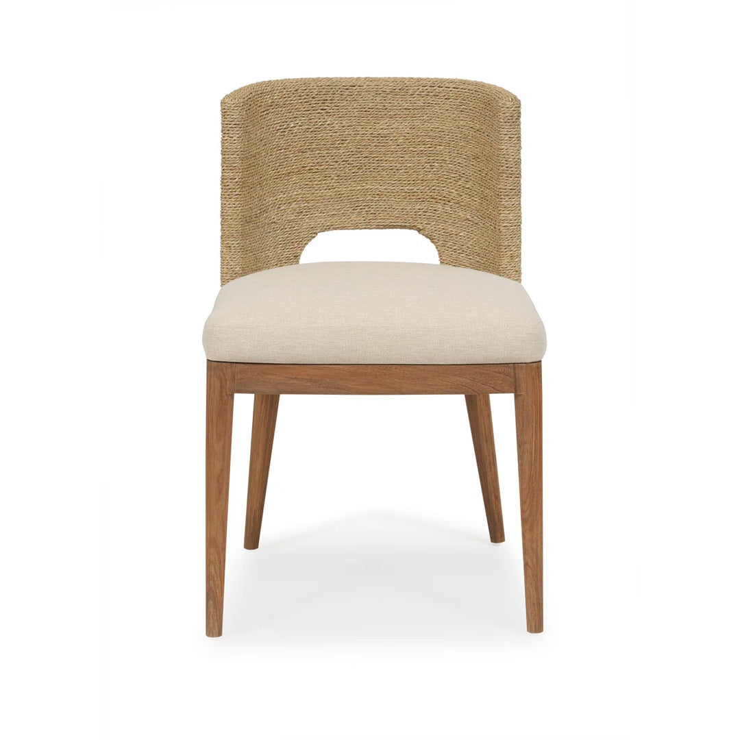 Teak & Seagrass Dining Chair