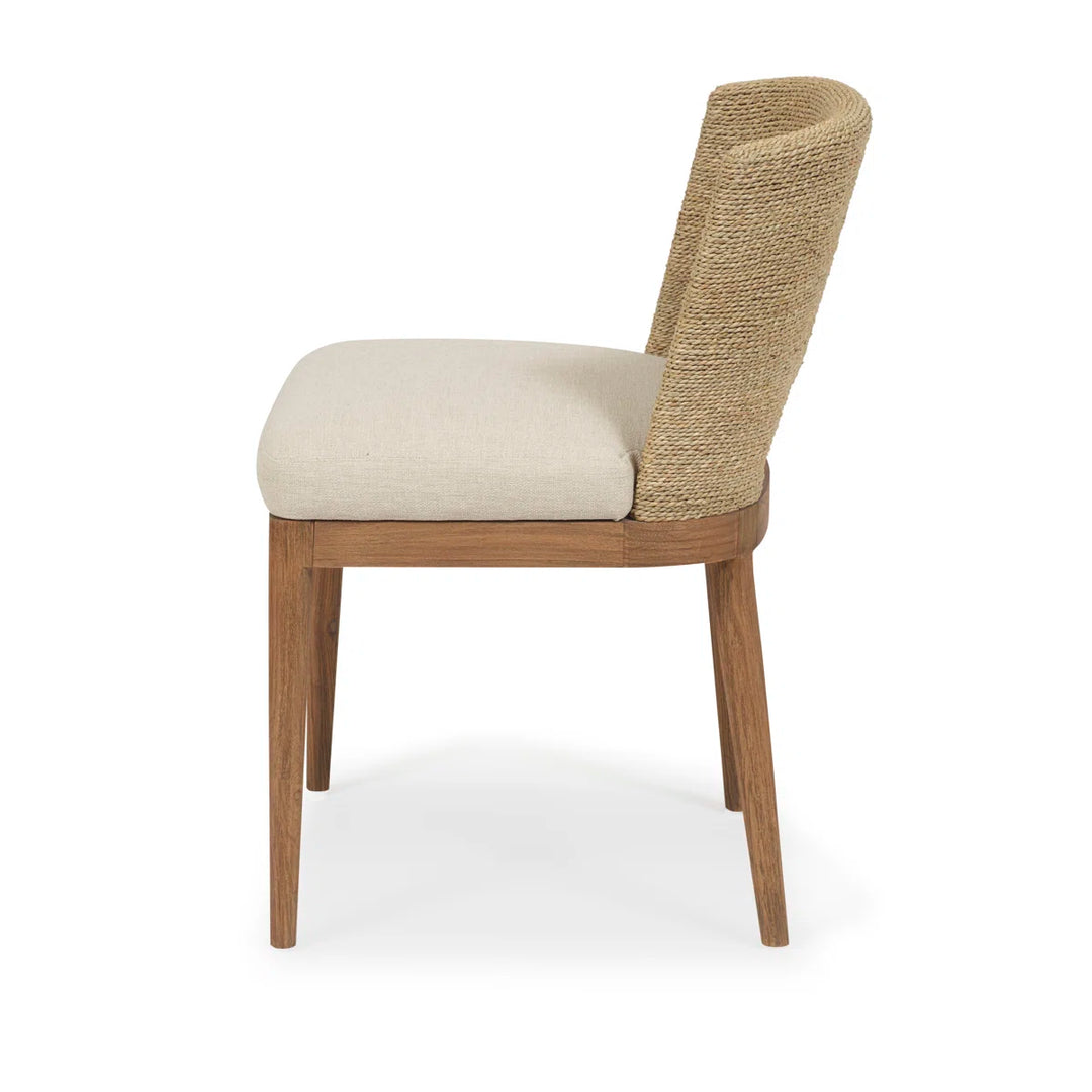 Teak & Seagrass Dining Chair