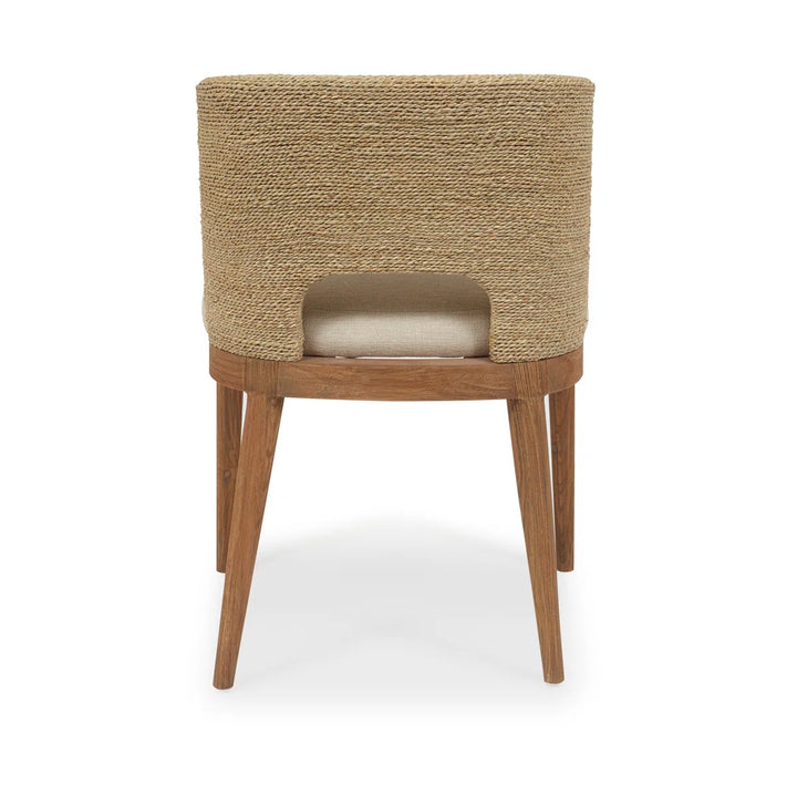 Teak & Seagrass Dining Chair