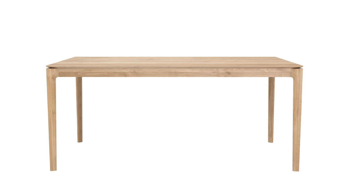 Solid Oak Wood Dining Table