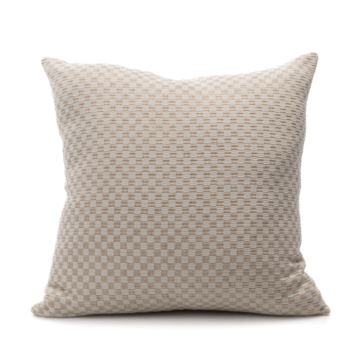 Textured pillow on a white background