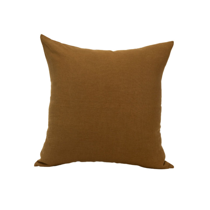French Linen Umber Pillow