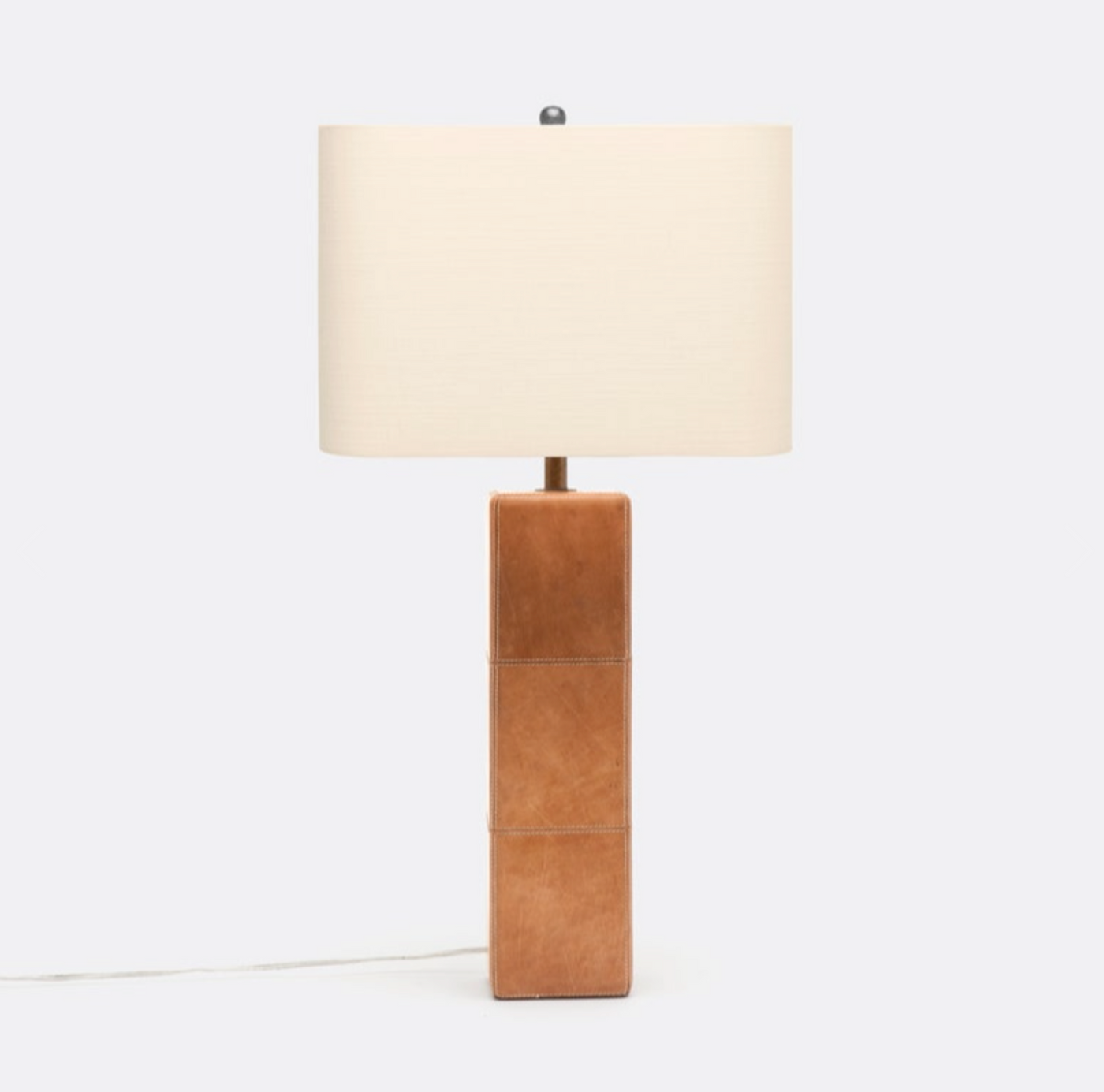 Leather Wrapped Lamp