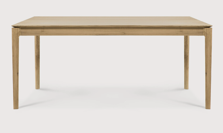 Solid Oak Wood Dining Table