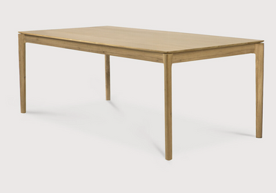 Solid Oak Wood Dining Table