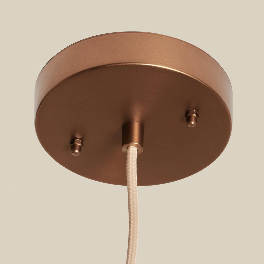 Rattan Scallop Pendant