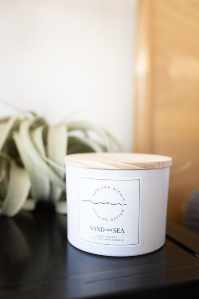 Sand and Sea Candle